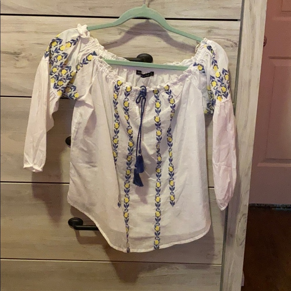 Off shoulder blouse